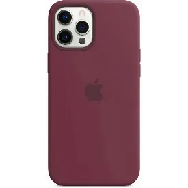 Чехол Apple iPhone 12 Pro Max Silicone Case MHLA3, Plum, Сливовый